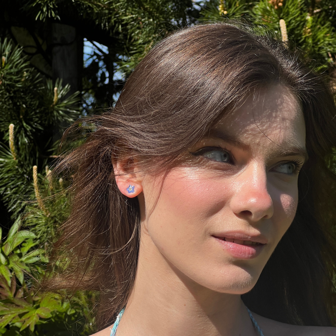 Zestaw kolczyków Stokrotki, Niezapominajki™ - Bratki