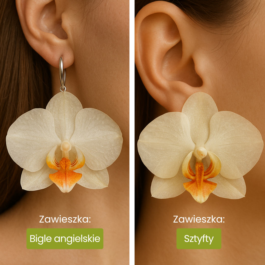 Kolczyki Orchidea Klasyczna™ - Bratki